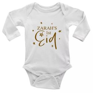 Eid Personalised baby grow