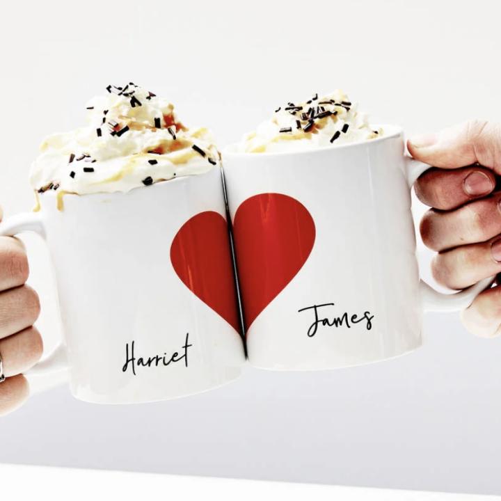 Personalised Cups / Mugs Initials In Arabic & English