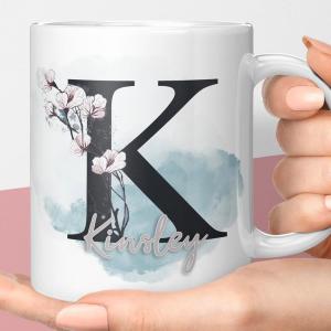 Personalised Initial & Name Mug